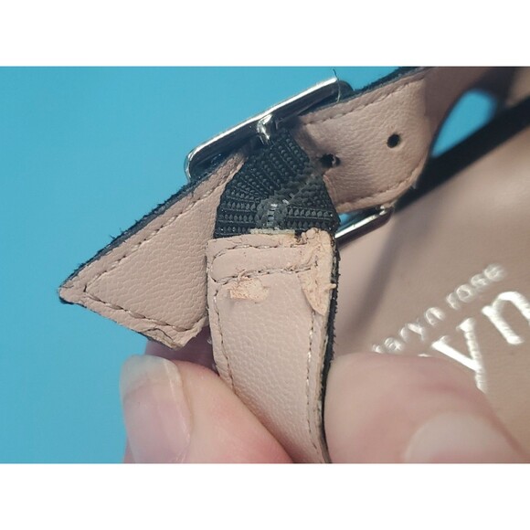 Tayran Sz 8 Wedge Sandal Strappy Slingback  Buckle Black Goth Preppy Summer - Picture 7 of 12